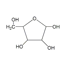 D(-)-核糖结构式