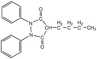 苯基丁氮酮结构式